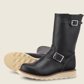 Red Wing Classic Engineer Tall Boot in Boundary Leather Laarzen Dames Zwart - 3470